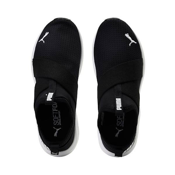 Zapatos de entrenamiento sin agujetas Prowl para mujer, Puma Black-Puma White, extralarge